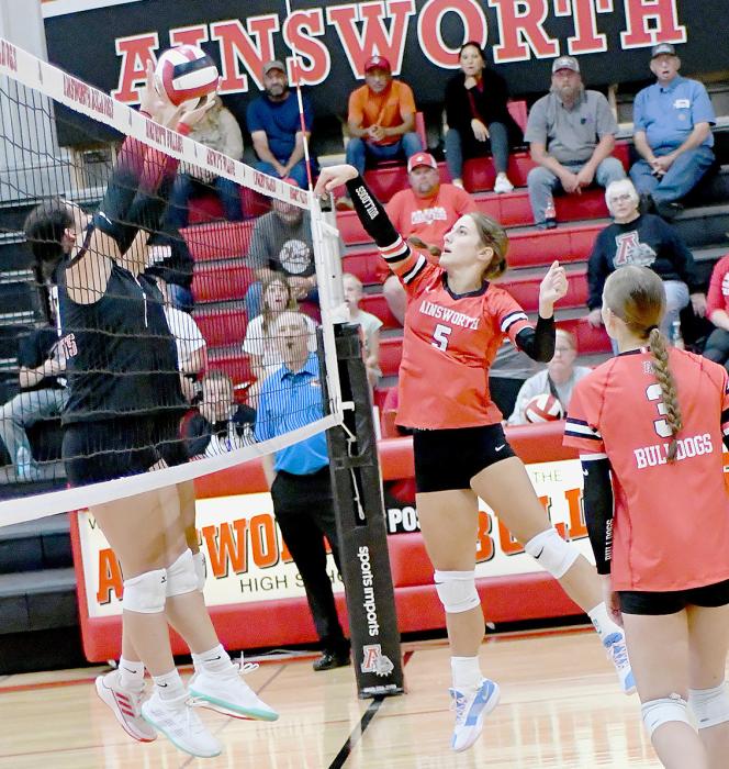 Ord Chanticleer Defeat the Ainsworth Bulldogs in Three Sets