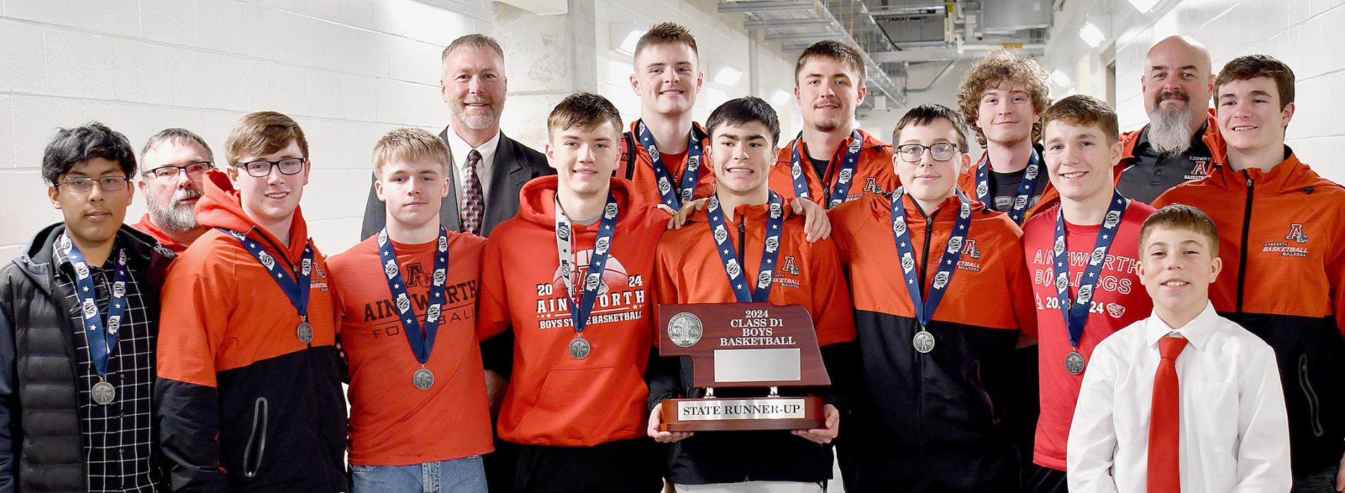 Ainsworth Bulldogs Take Class D1 Runner-Up at 2024 Nebraska State Basketball Tournament
