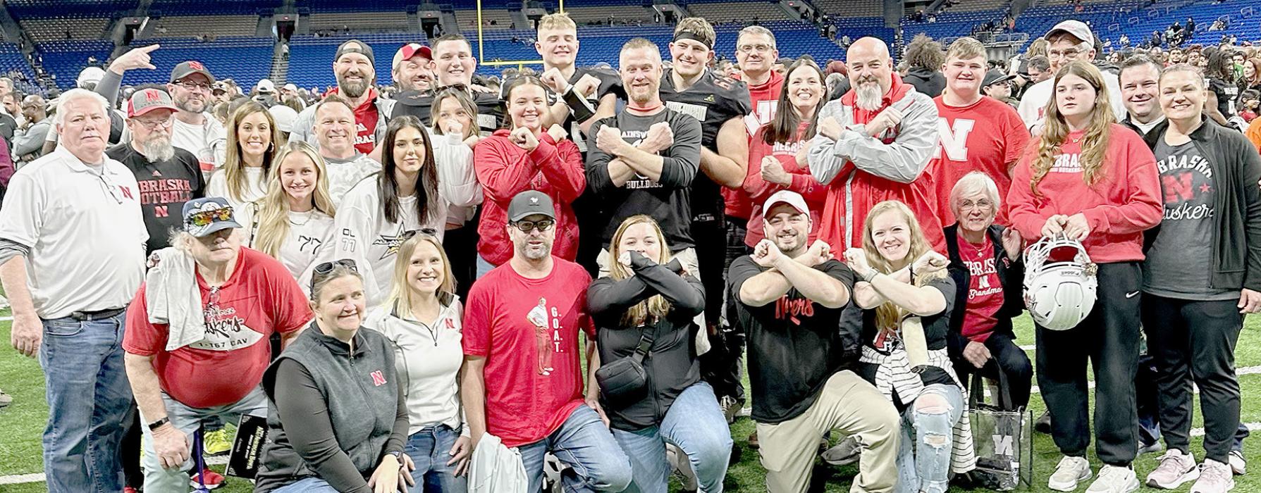 Family members, friends and coaches were present at the All-American Bowl in San Antonio, TX to cheer on three future Nebraska Cornhuskers, Carter Nelson, Gibson Pyle and Grant Brix.