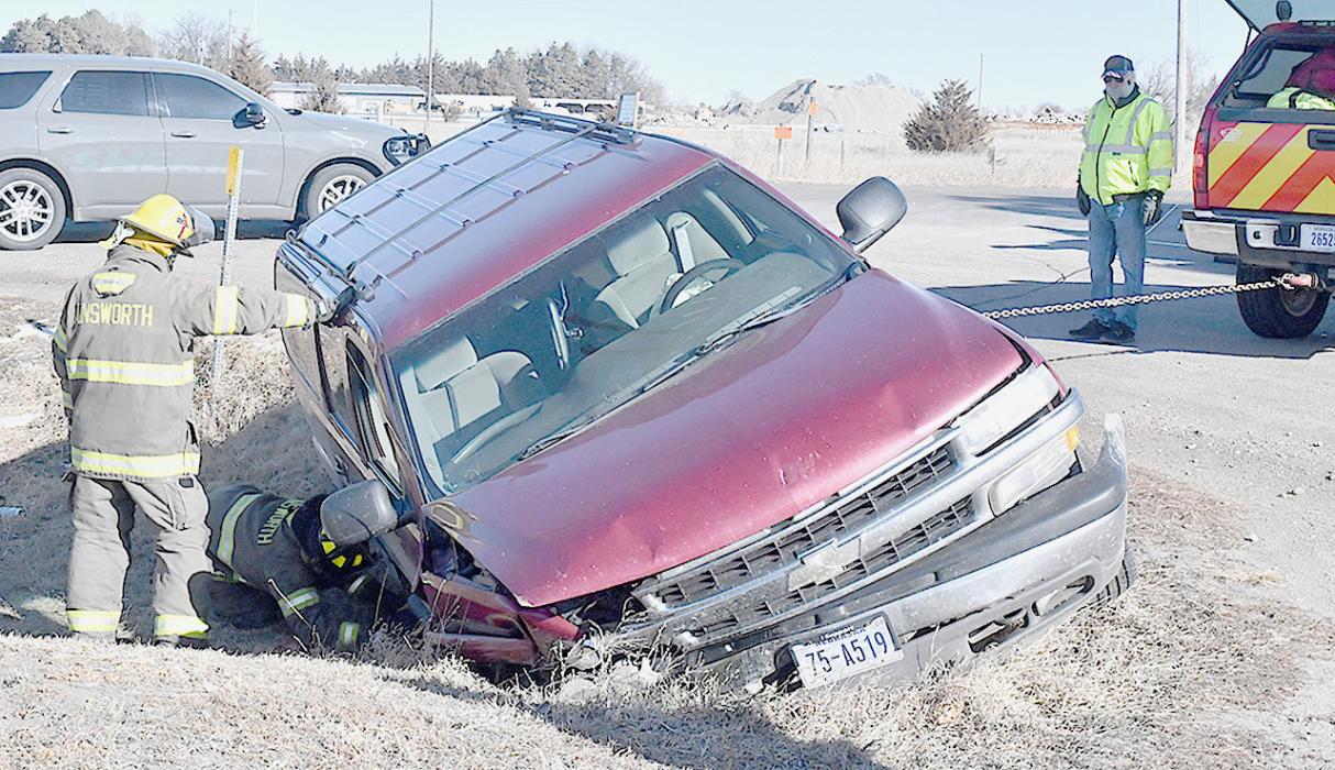 Emergency Personnel Responded to One-Vehicle Accident at AKRS Intersection