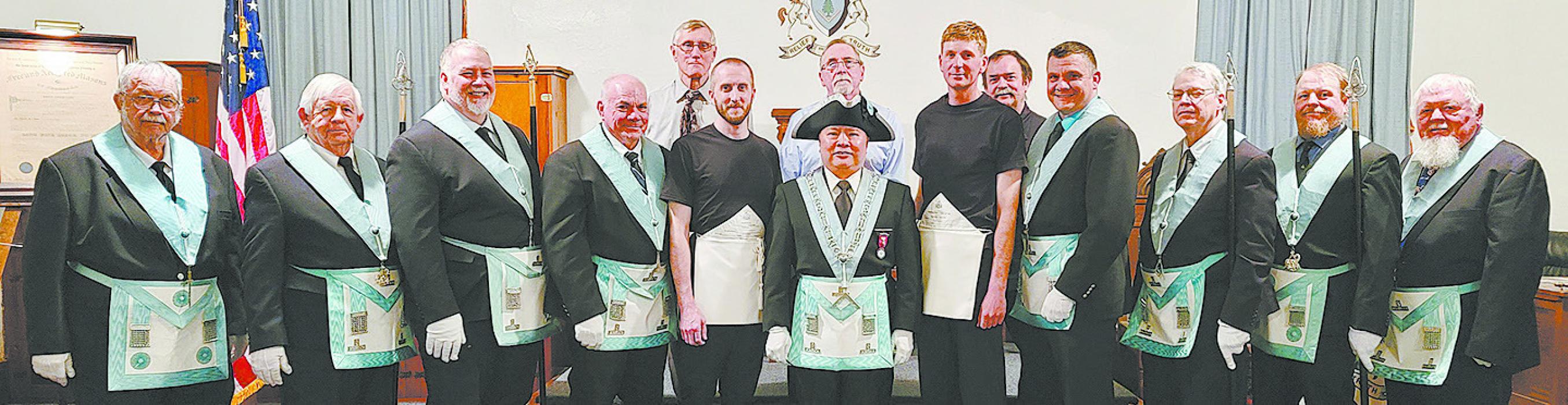 Long Pine Masonic Lodge Initiates Two New Members