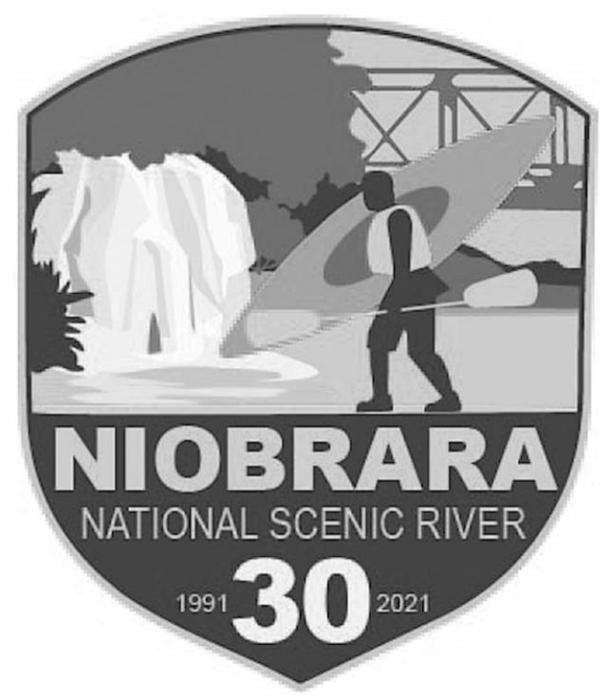 30th Anniversary logo for the Niobrara National Scenic River.