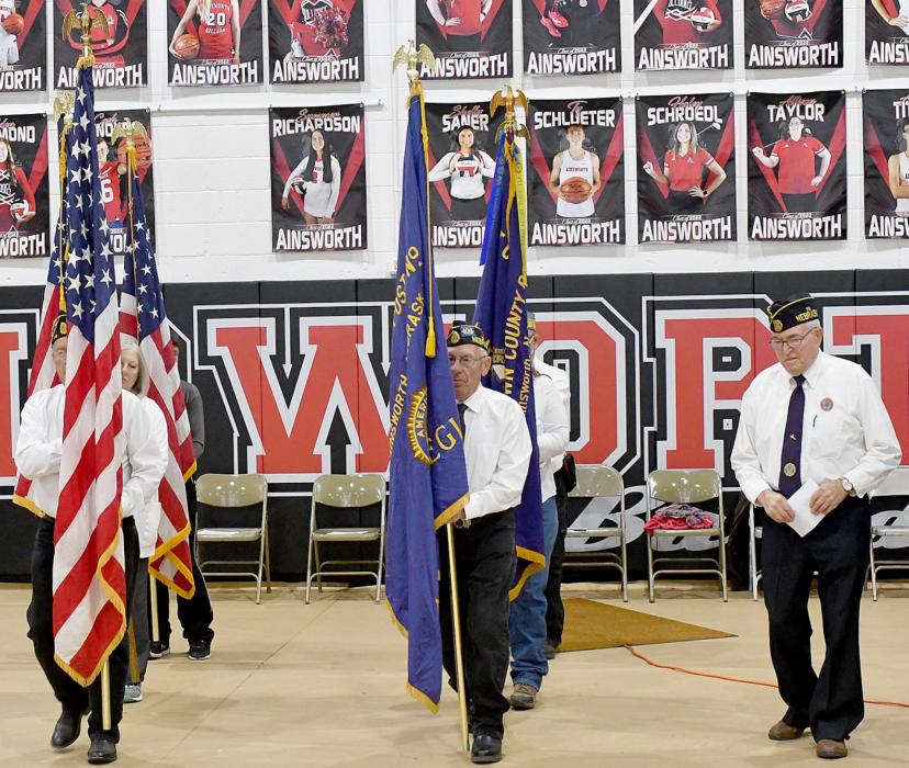Veterans Day Program Held at Ainsworth Community Schools; First Program Without World War II Veterans in Attendance