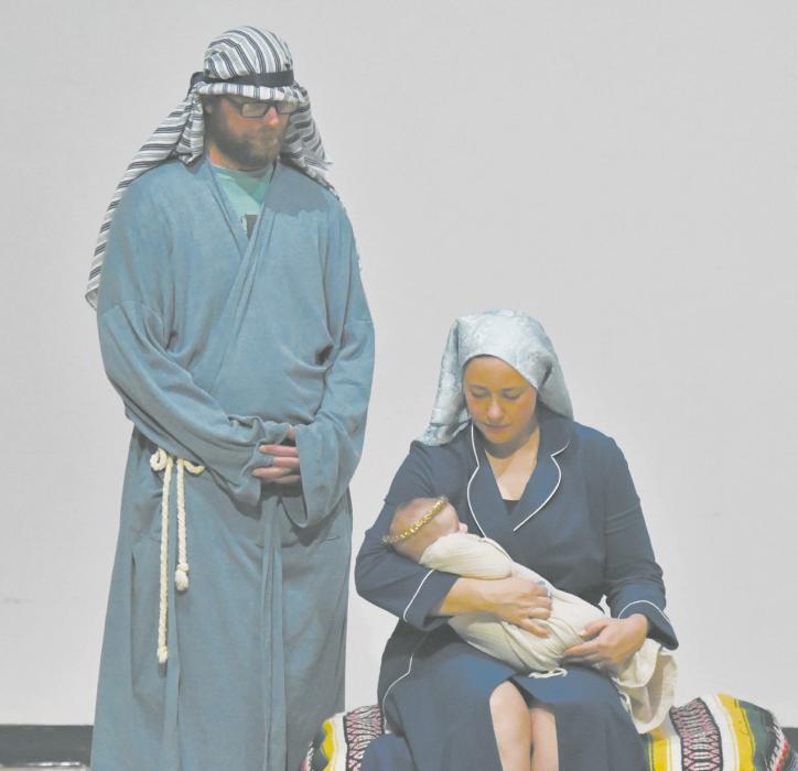 Joseph, Mary, and Jesus were played this year by Brandon and Kari Painter, and their son Chet. Stay tuned for the next issues of the Ainsworth Star-Journal for more photos of the pageant, and for coverage and photos of local Christmas activities that have happened through the month of December.