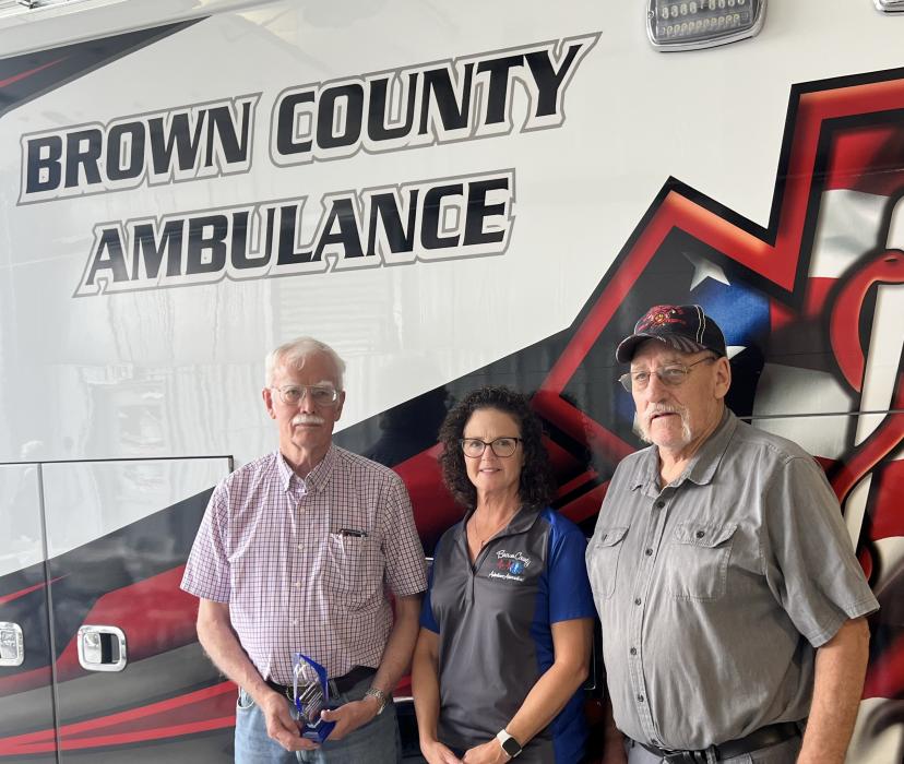 Dr. Melvin Campbell Recognized During Brown County Ambulance Associations 50 Year Open House