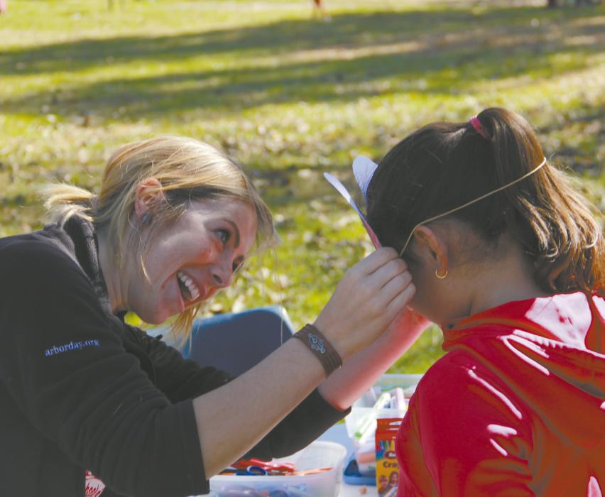 Children are invited to participate in face painting, crafts, story time, archery, and other events during the forest festival.