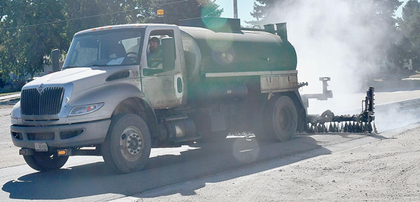 City of Ainsworth Armor Coats Several Streets on September 25th