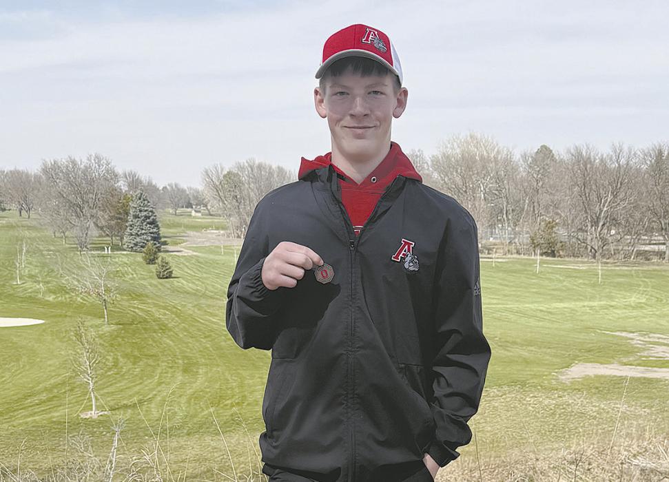 Freshman Jaxon Rucker placed eighth during the Ord Invite. Rucker shot a 78 on 18 holes.