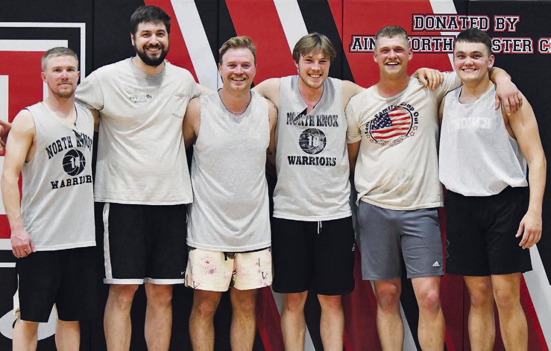 The winning team this season consisted of (Left - Right); Nathan Kreickmeier, Brent Troya, Team Captain Nick Martin, Luke Brocksmith, Colton Munger, and Ryan Painter. The team went undefeated to win the tournament.