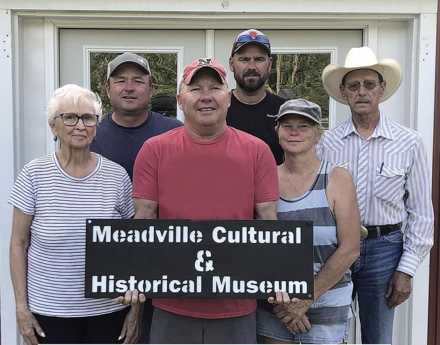 Pictured above is the Meadville Cultural and Historical Society Board of Directors. The board consists of (back row left to right): Jason Appelt, Cameron Palmer, and Rodney Palmer. Front row: Ann Appelt, Harlin Welch Jr., and Diette Glenn.