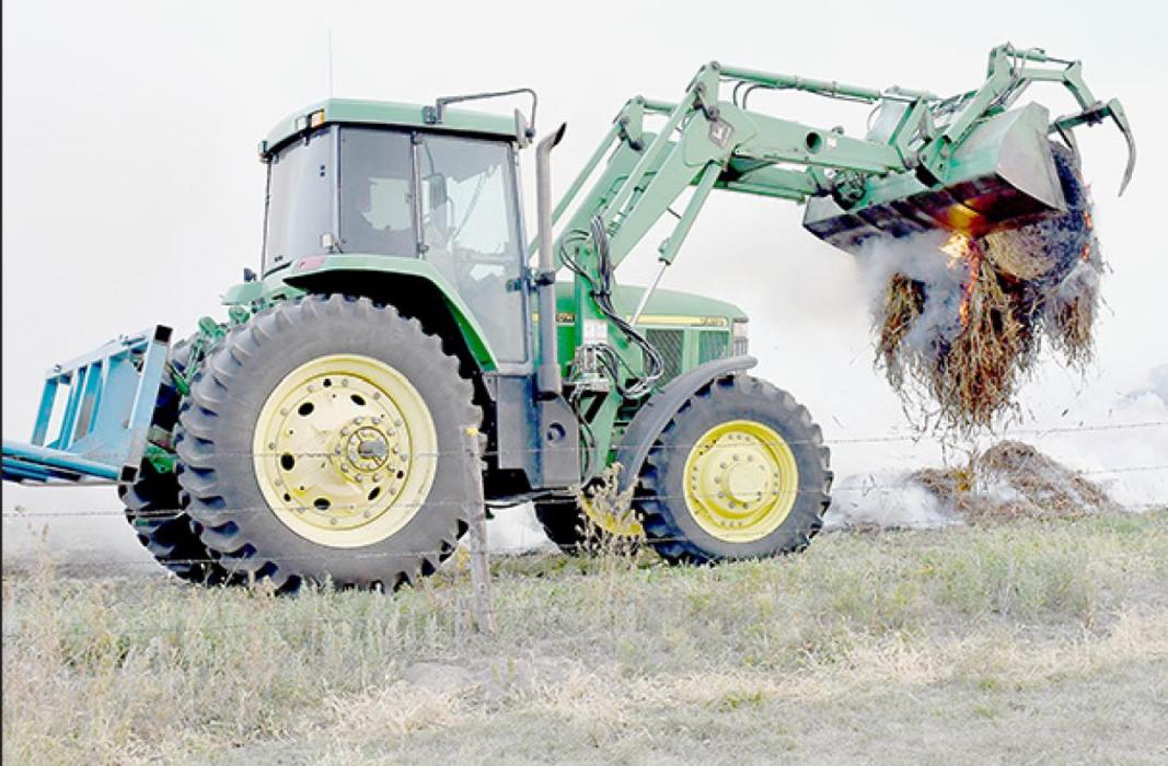 Ainsworth Fire Department Responds to Bale Fire