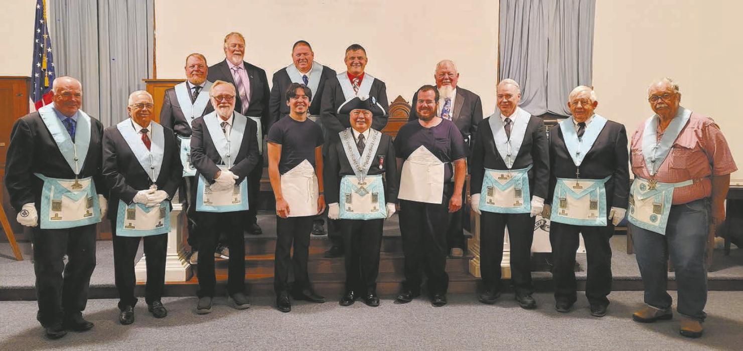Long Pine Masons Initiate Adam Turpin