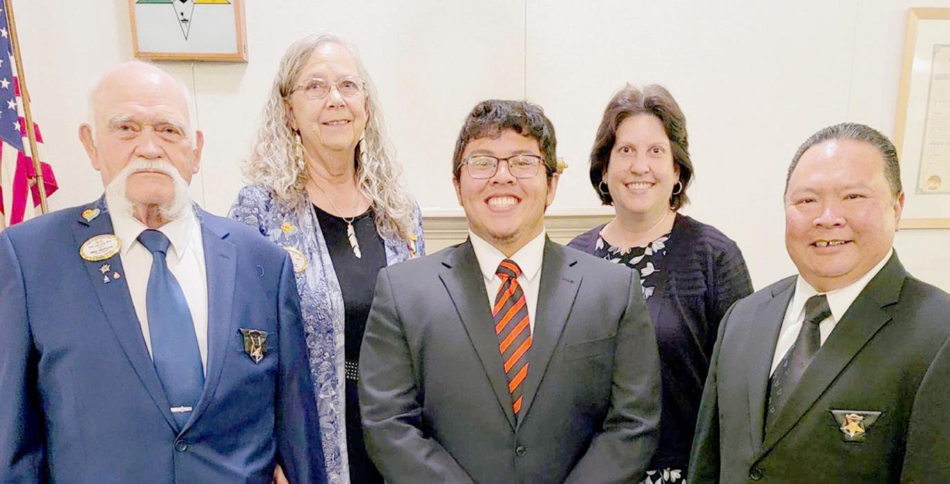 AJ Benemerito Initiated into Bethany Chapter #113 Order of Eastern Star