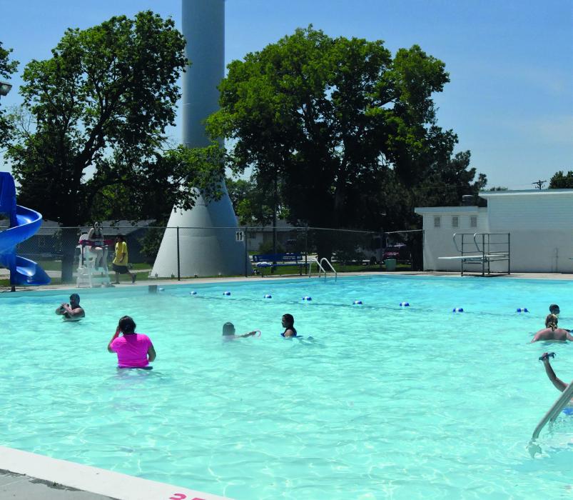 The Ainsworth swimming pool opened on Monday, June 2. This summer’s hours are noon to 6 p.m. daily, depending on lifeguard availability and weather. See pool rates on back page.