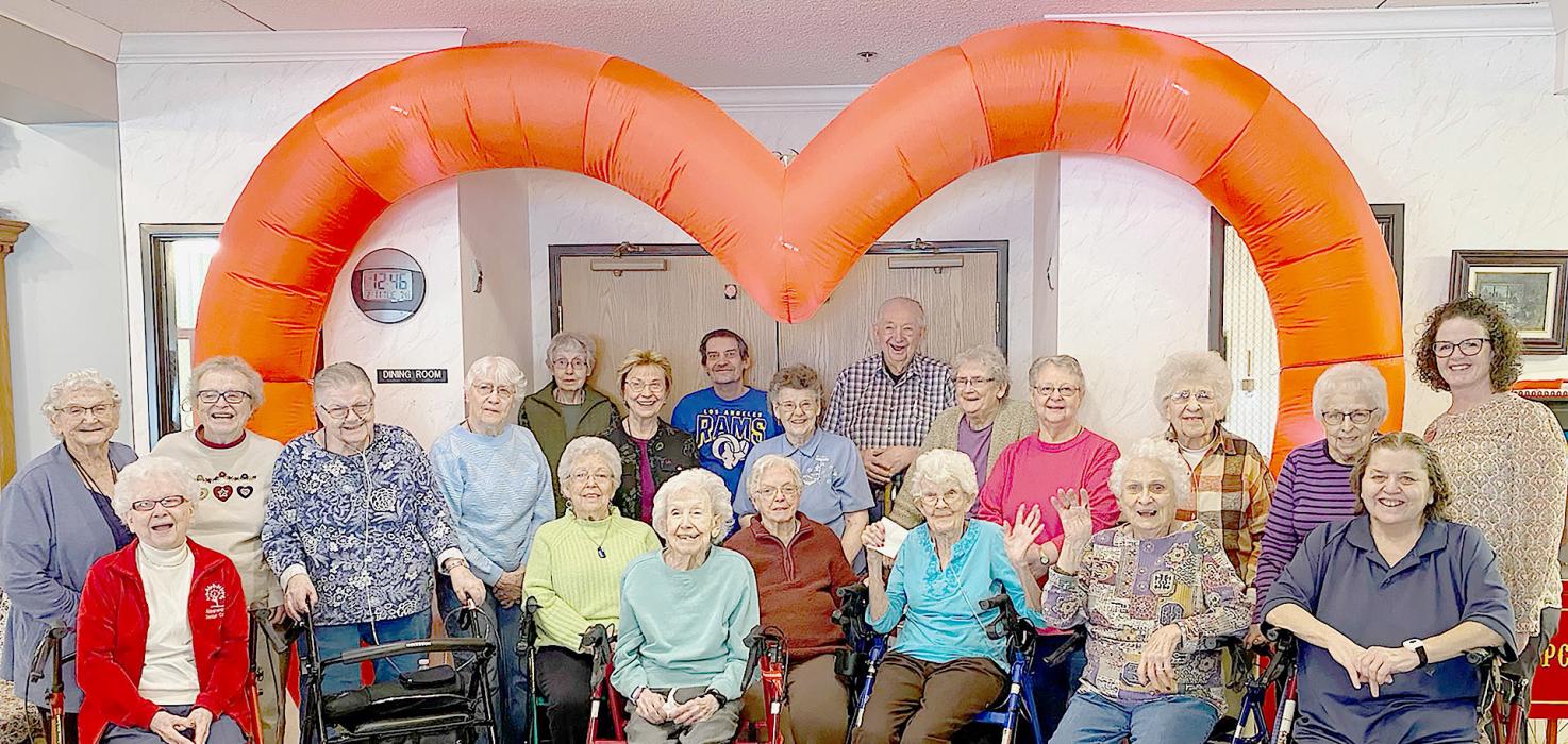 With a room filled with love, this big heart encompasses the 25th Anniversary of Cottonwood Villa and Valentine’s Day. Lots to smile about!!!
