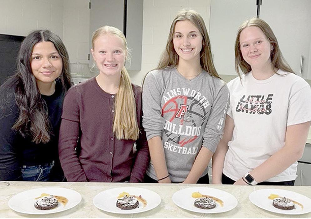 Genessis Ajin, Kiley Orton, Willa Flynn and Puridy Haley were crowned champions of the “Chopped” Competition.