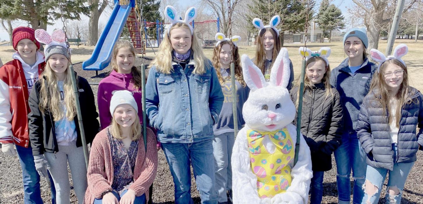 Around 125 Easter Egg Hunters were Present for the Easter Egg Hunt on April 16th