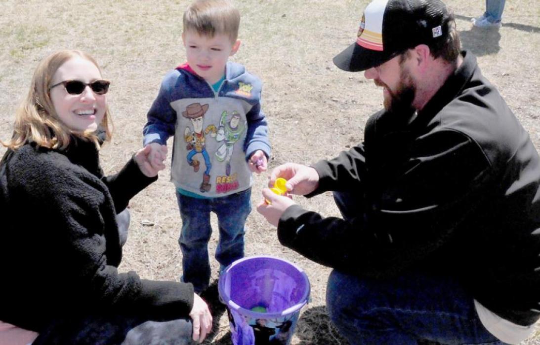 Around 125 Easter Egg Hunters were Present for the Easter Egg Hunt on April 16th