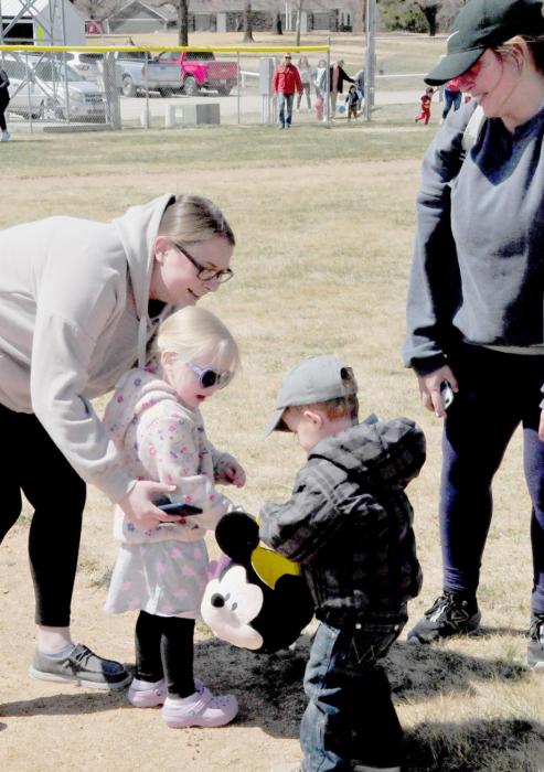 Around 125 Easter Egg Hunters were Present for the Easter Egg Hunt on April 16th