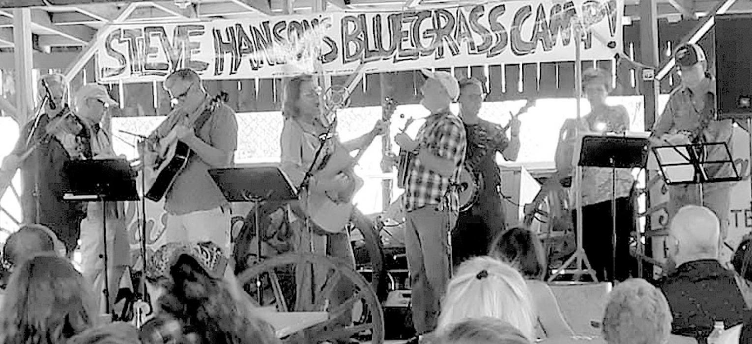 Steve Hanson’s Bluegrass Camp take the stage for the Long Pine Day Bluegrass Festival at the Hidden Paradise Pavilion on Saturday, June 19th.