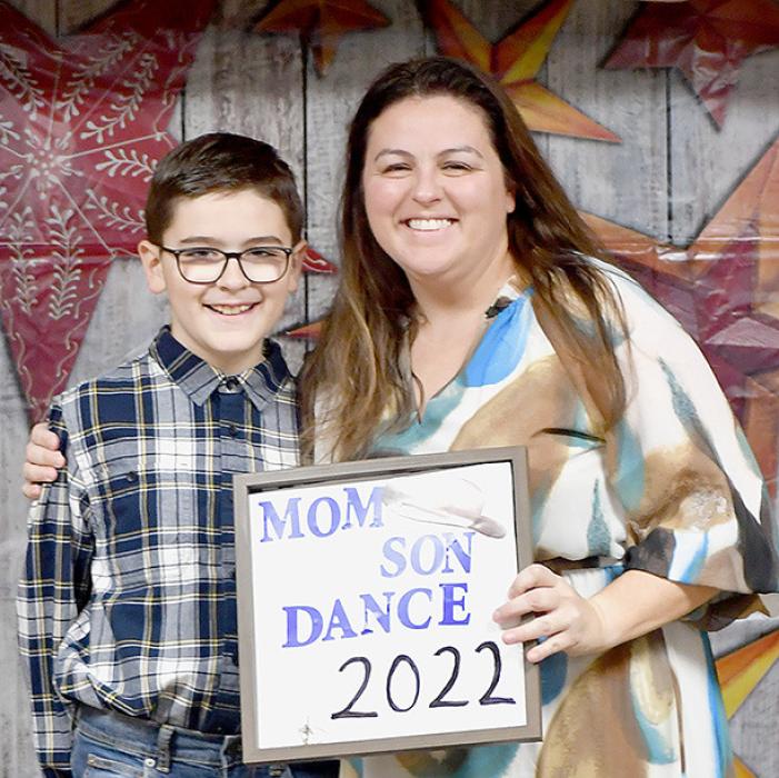 Brenda Konkoleski and her son Leighton had a photo taken that they will have as a memory in years to come.