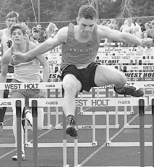 Caleb Allen took third place in the 110 Meter Hurdles, 300 Meter Hurdles and Triple Jump.
