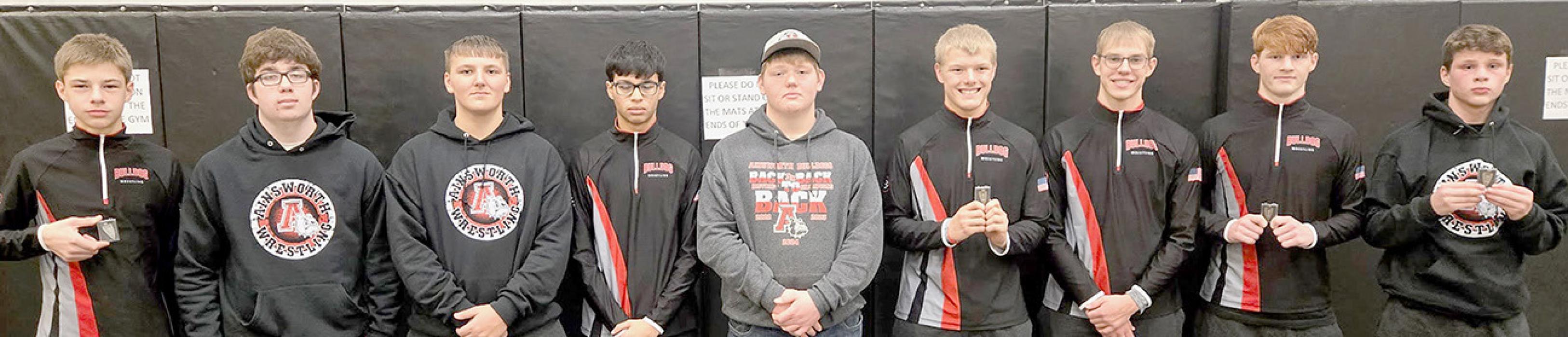 Ainsworth Boys Wrestling Team Places Fifth at the Mullen Invitational