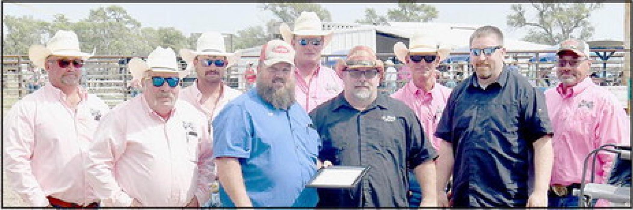 Each year the Brown County Fair Board selects a Business of the Year. The board selects a business that has shown great support for the Brown County Fair and Rodeo. The 2023 Business of the Year was 1st Class Auto, represented by owners Clint Painter and Tony Buckles.