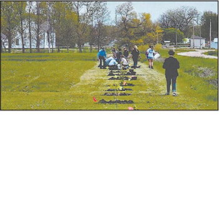 Rock County students helped plant the trees last May in the new Nebraska Memorial Forest trees for Fallen Heros in Bassett.