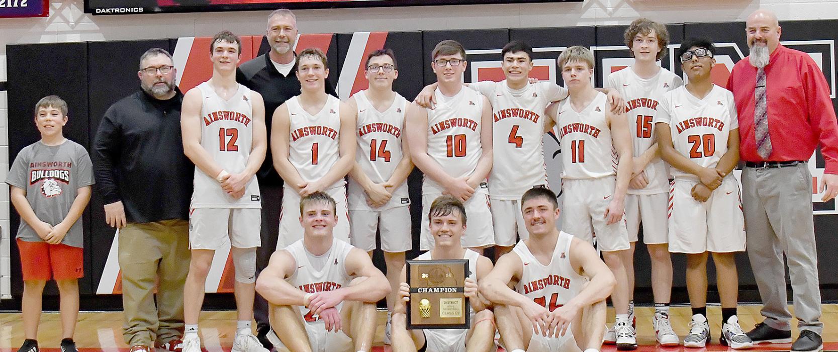 Congratulations to the 2023-24 Ainsworth Boys Basketball Team