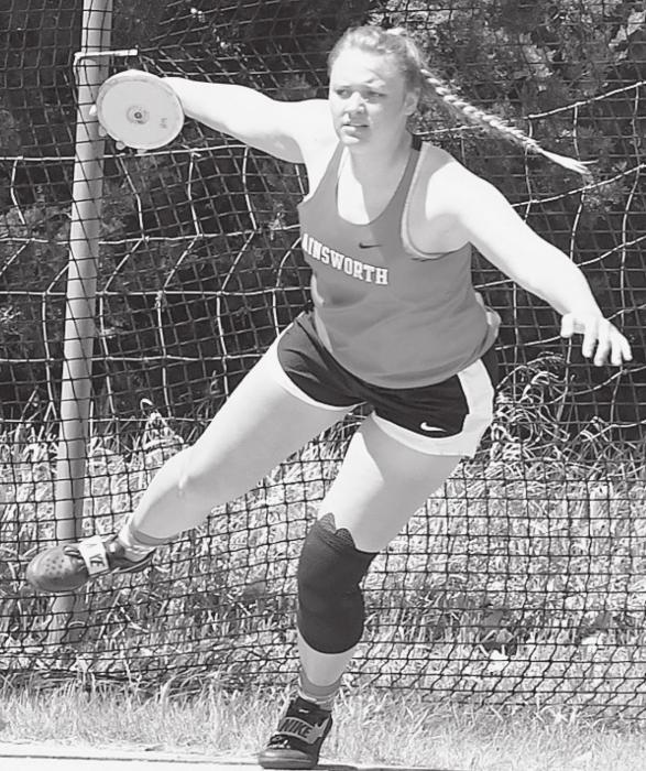 Kaitlyn Nelson will be competing the Shot Put and Discus Throw at the 2021 NSAA State Track Meet.