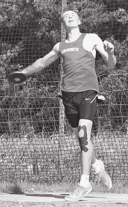 Freshman Carter Nelson qualified in three events for the 2021 NSAA State Track Meet. Nelson will be competing in the Discus Throw and High Jump. Also qualifying for the State Track Meet are Ty Schlueter in the 3200 Meter Run, Carmeryn Goochey in the Long Jump, Katherine Kerrigan in the 3200 Meter Run and Eden Raymond in the Triple Jump.
