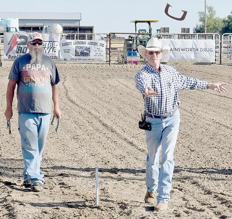 Team of Wolfe and Pankowski Win Doubles Horseshoe Tournament