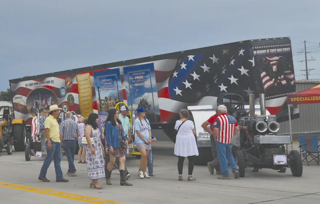 Veterans Tribute Semi Trailer