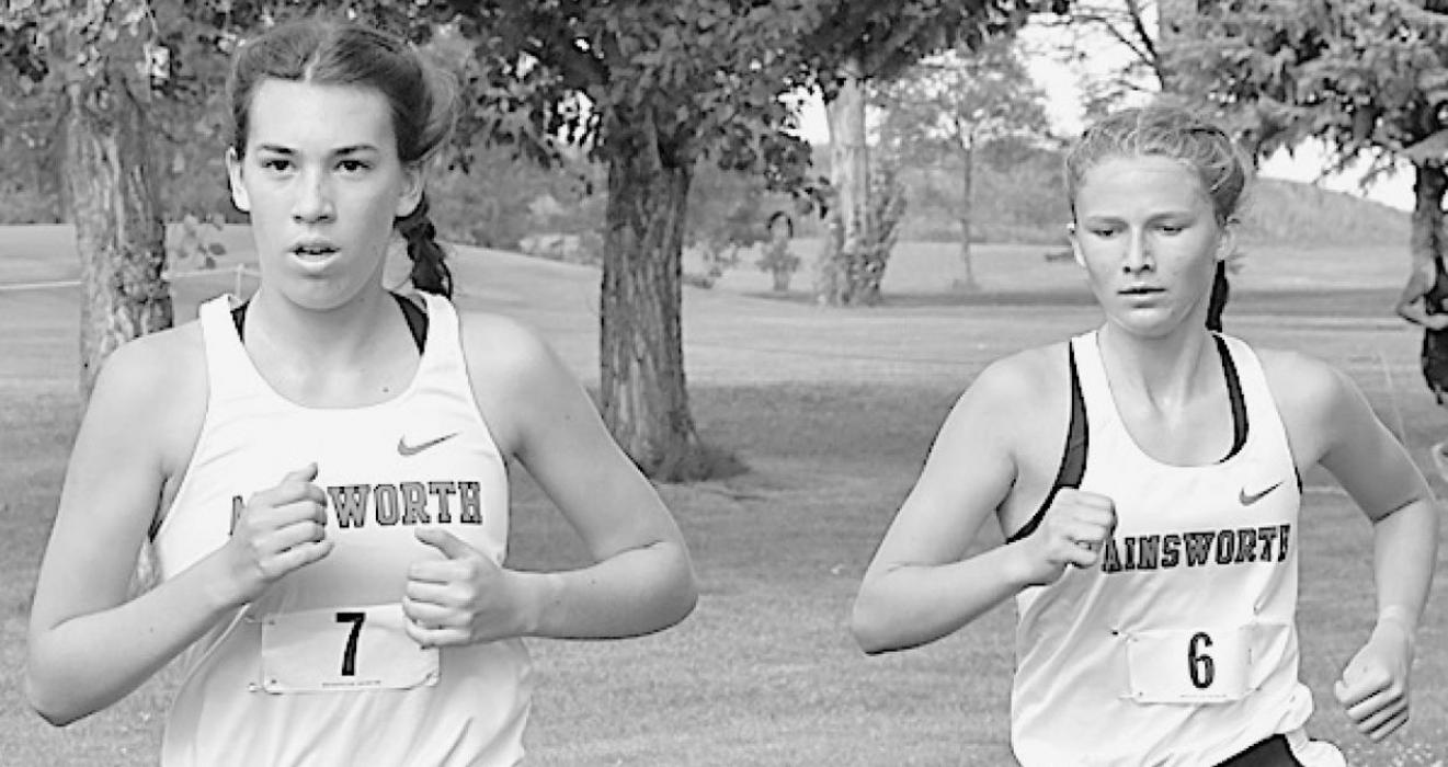 The Ainsworth girls were led by Emma Kennedy (right) and Katherine Kerrigan (left). Archive Star-Journal Photo
