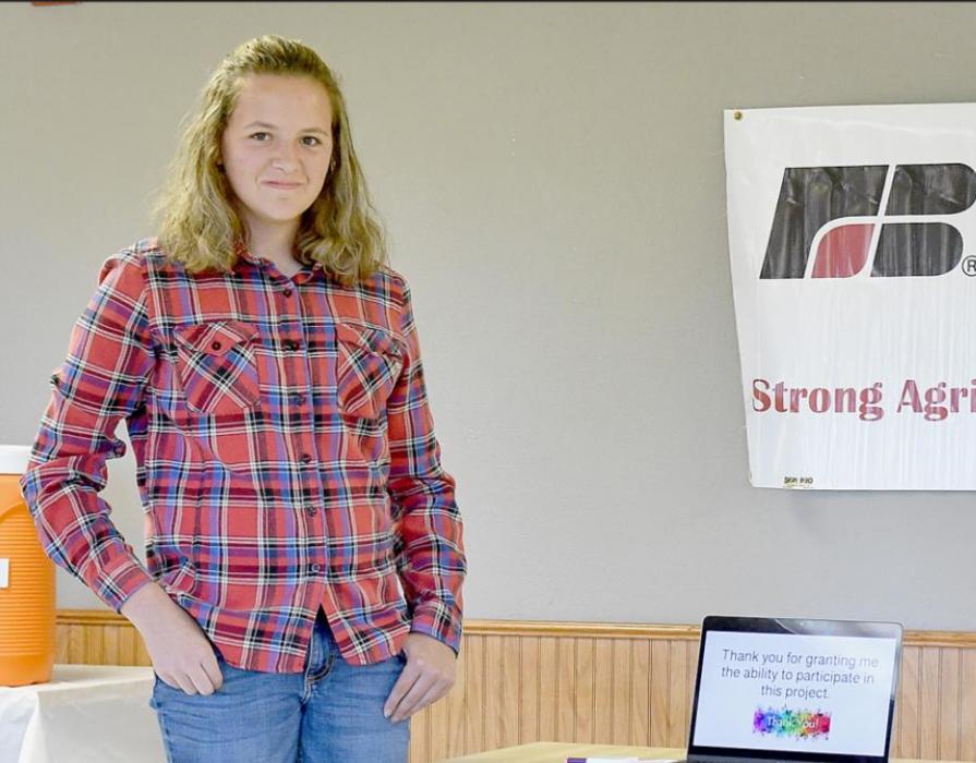 Brown County Farm Bureau Grant Recipients Present on Steer, Chicken and Baking Business Projects at Annual Meeting