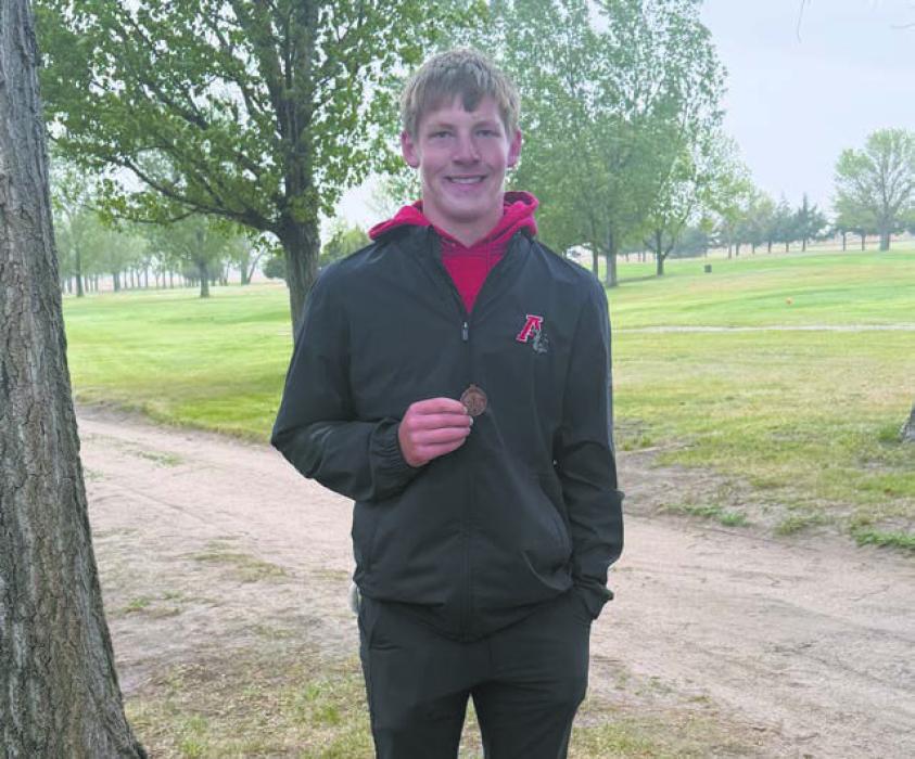 Sophomore Jaxon Rucker qualified for the Nebraska Class D State Golf Meet. State Golf will be held May 27 - 28 in Columbus.