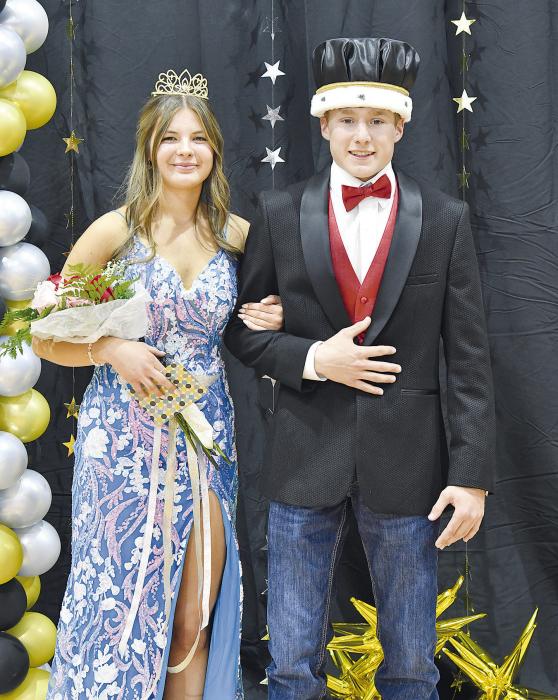 Miah Ortner and Jhett Hollenbeck were announced as prom queen and king at the 2025 Ainsworth Prom Grand March. Other King candidates this year were Morgan Kinney, Angel Ajin, Owen Blumenstock, Ryan Salzman, and Aiden Jackman. Queen candidates included Terra Shoemaker, Emma Kennedy, Hannah Beel, and Jordan Beatty.