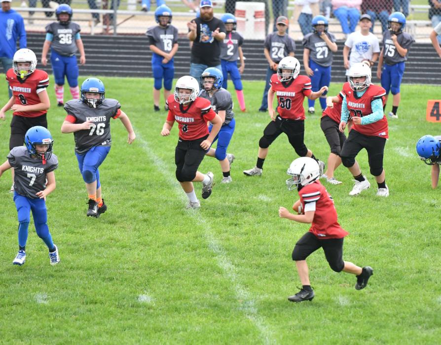 Ainsworth fifth and sixth graders took on the North Central Knights during its tackle football season.