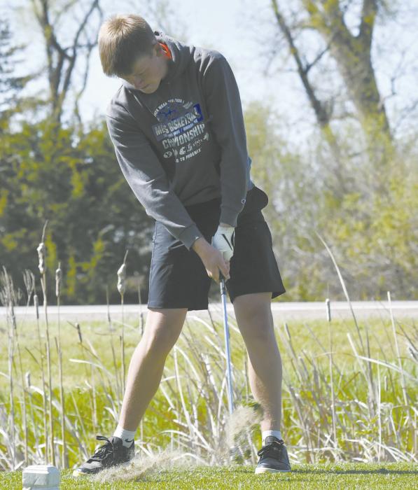Sophomore Jaxon Rucker placed second at the Highway 20 Boys Golf Invite on Monday, May 11, in Bassett.