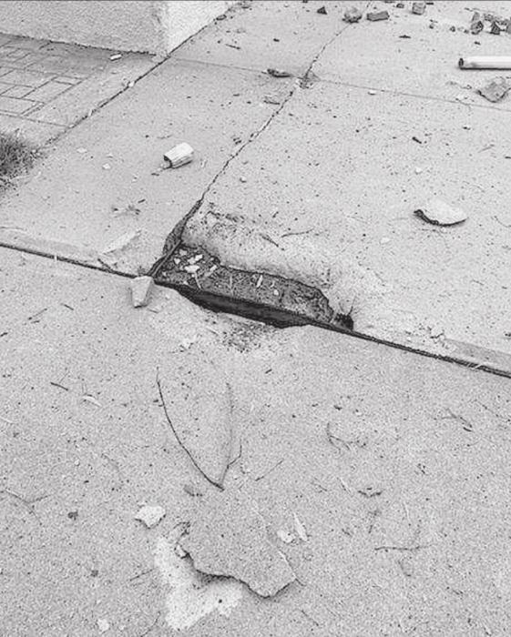 Lightning Strikes Saturday, August 28th on North Main Street in Ainsworth
