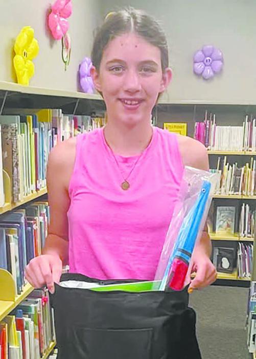 Sutton Brodbeck was the top reader for the summer reading program. Sutton read 1,320 minutes.