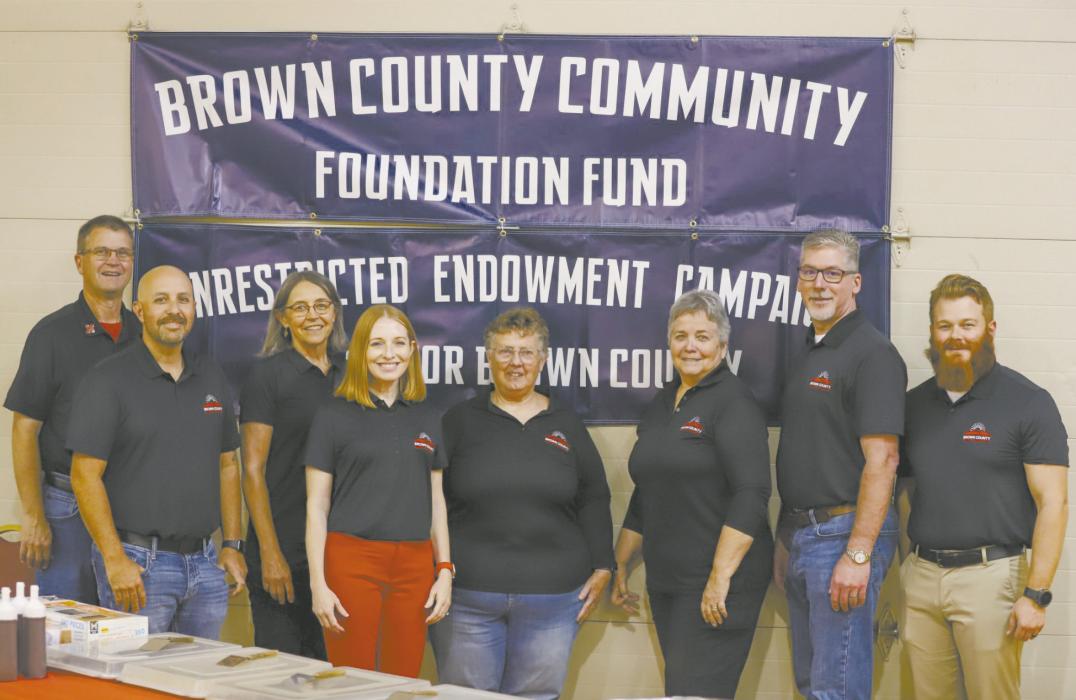 The Fund Advisory Committee of the Brown County Community Foundation Fund consists of (left right): Kent Taylor, John Pierce, Kim Bejot, Ashley Schroeder, Linda Alberts, Lori Ganser, Jim Arens, and Vance Heyer. Photo Courtesy of Michael Peterson