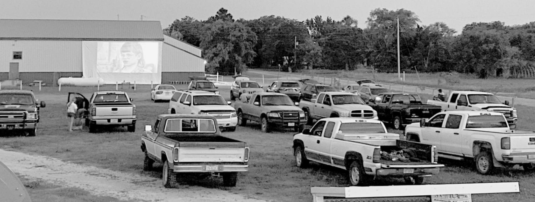 Drive-In Movie Held at Brown County Fairgrounds by Chamber of Commerce