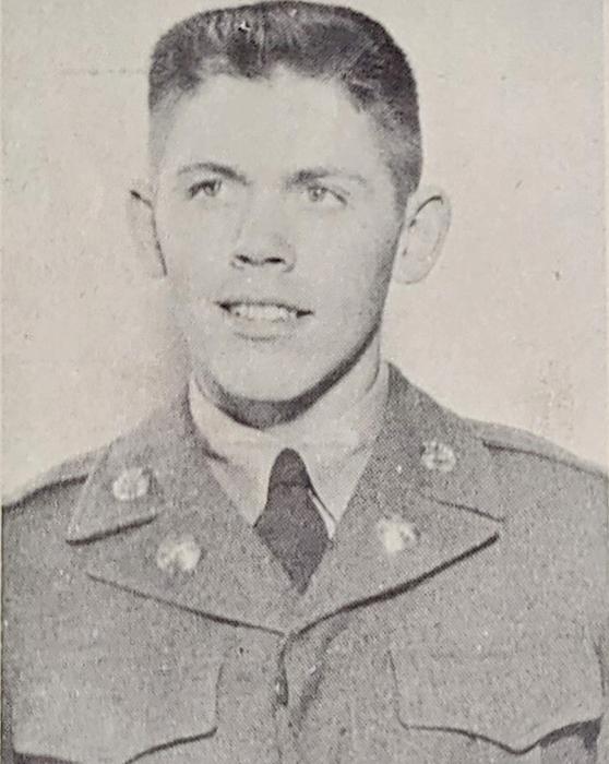 From the 10th Infantry Division, Fort Riley, Kansas, 1950, CO A 1st BN 85th INF, Recruit Dale D. Thompson of Valentine, NE.