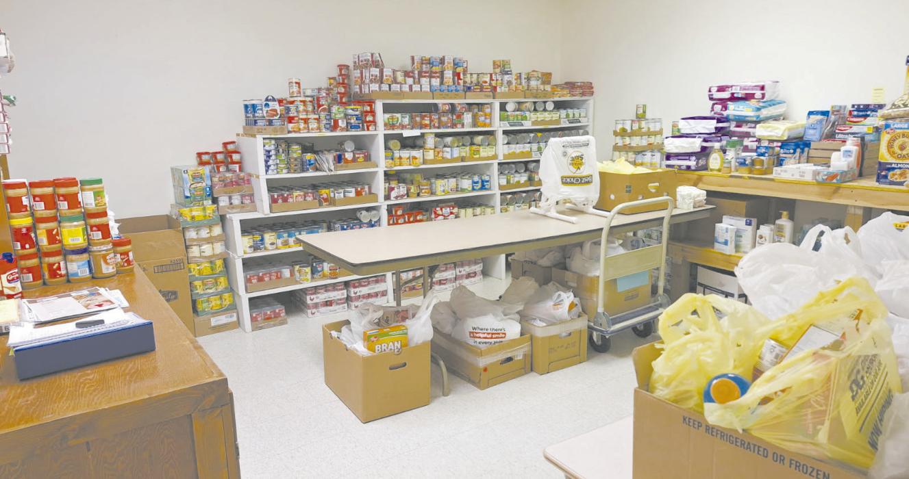 The Ainsworth food pantry is located in the Zion Lutheran Church, and those needing food may visit during their open hours, Tuesdays and Thursdays from 11 a.m. to 1 p.m.