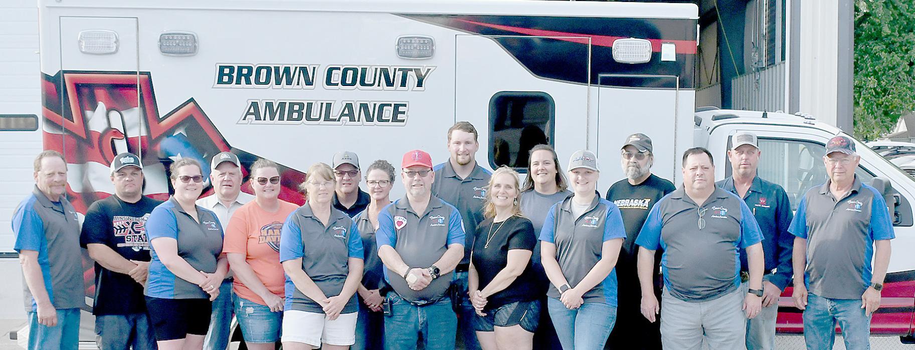 Open House of New Ambulance Barn and Celebrating 50 Years of Service in the Brown County Area