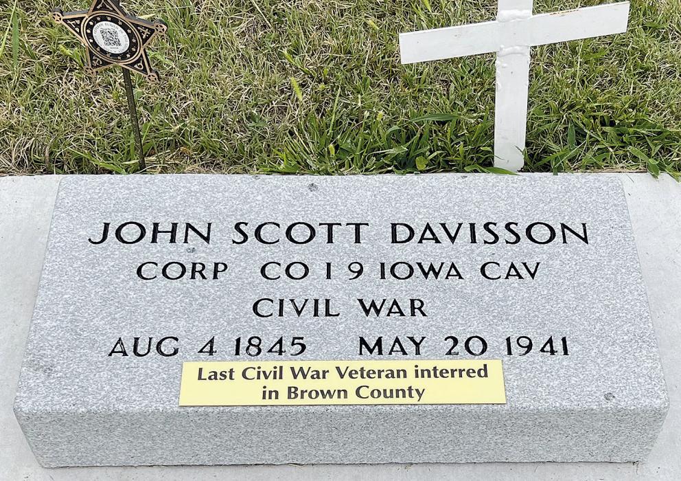 John Davisson Honored as Last Civil War Veteran Buried in Brown County