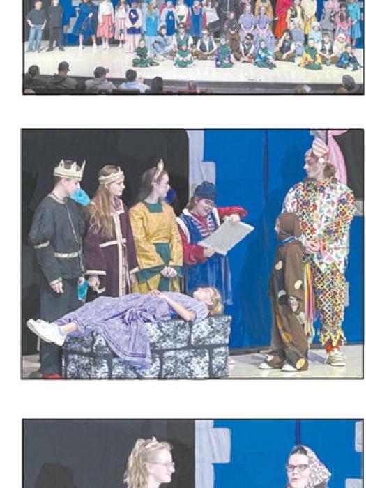 The cast auditioned Monday, and immediately began practicing after school for the next four days.