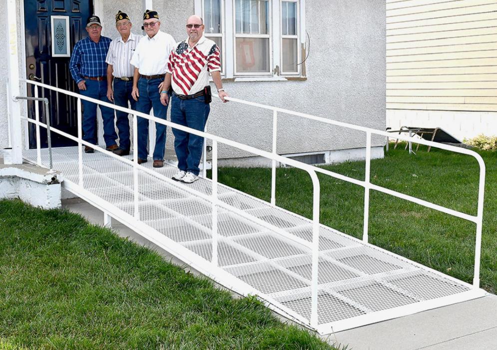 Ainsworth American Legion Gets New Ramp